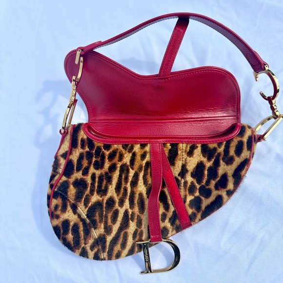 Dior PonyHair Calfskin Saddle Bag 🔥- REASONABLE OFFERS WELCOME - Picture 3 of 11